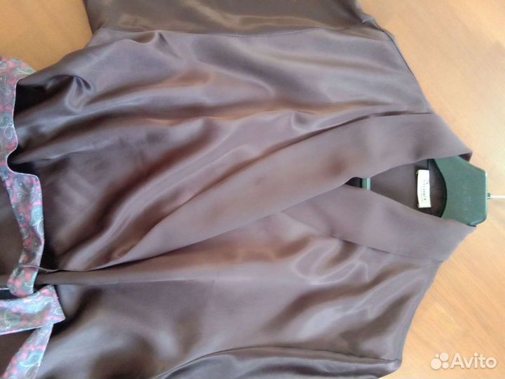 Халат женский шелковый