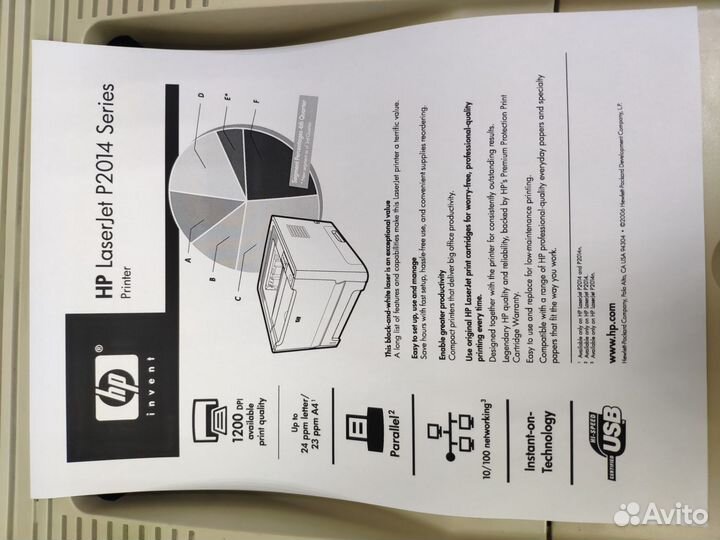 Принтер Hp laserjet P2014