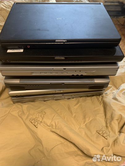 6 старых ноутбуков