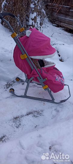 Санки коляска ника