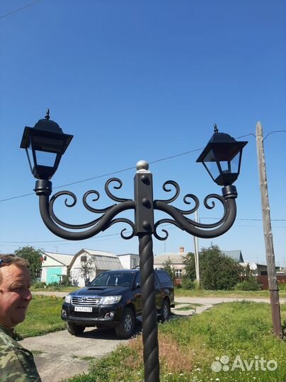 Фонарные столбы светильники арт сам 008