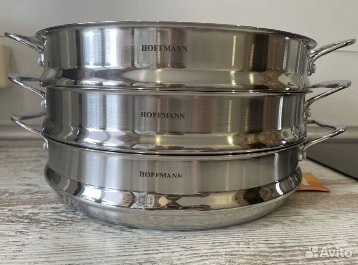 Пароварка/мантоварка 9,7 л (30 см) нoffmann