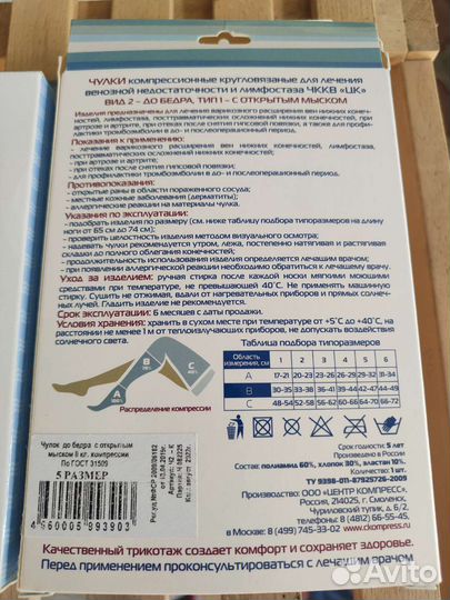 Компрессионные чулки