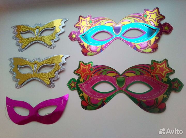 Маска картон новогодняя цена за все