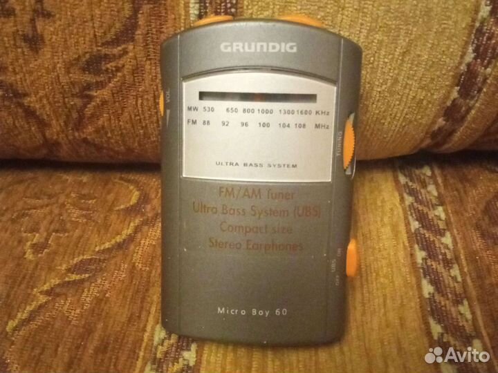 Fm радио Grundig micro boy 60