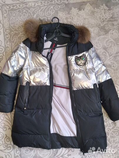 Куртка зимняя на девочек 170