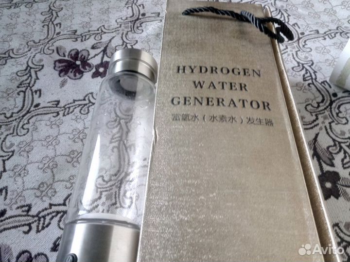 Генератор водорода щелочной воды 380 мл.новый