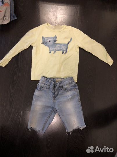 Стильные вещи zara 104-110см пакетом