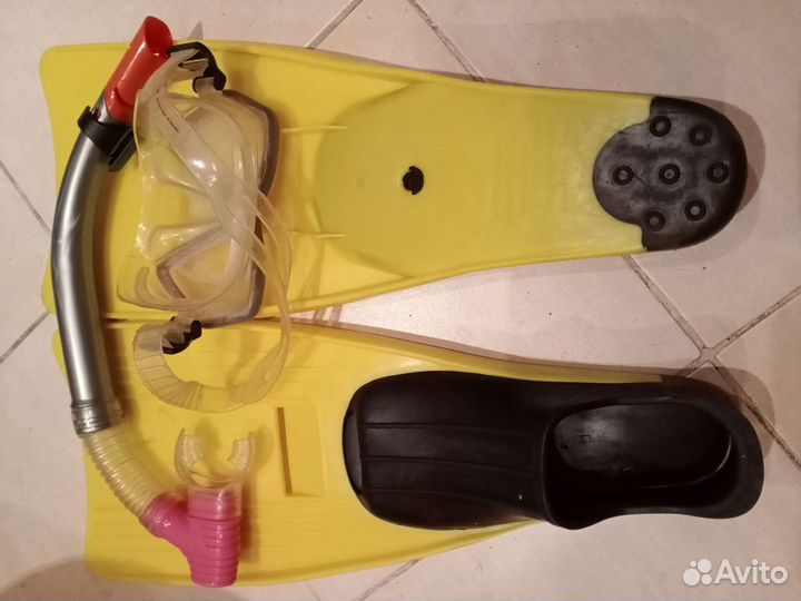 Детские ласты и трубка