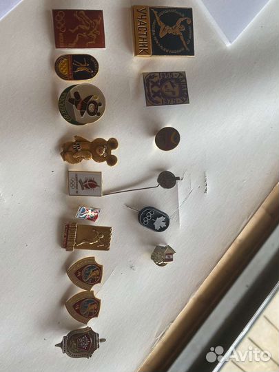 Значки олимпиада спорт редкие