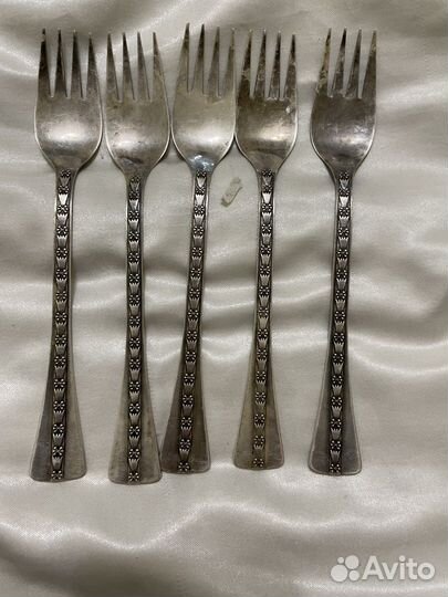 Набор столовый серебрянный СССР