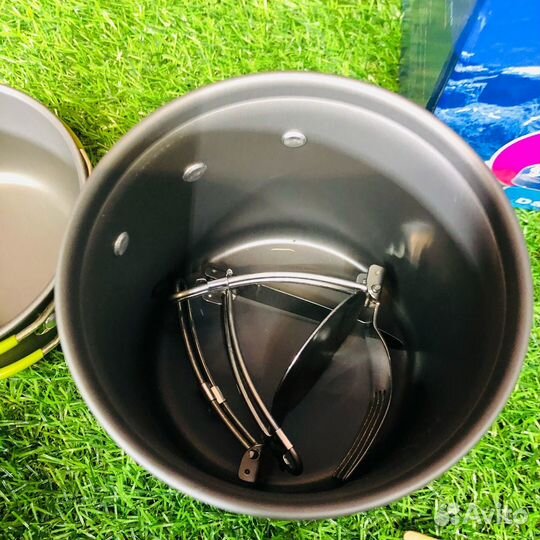 Набор анодированной посуды для кемпинга