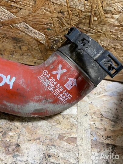 Патрубок интеркуллера Мерседес X204 GLK W204 W212