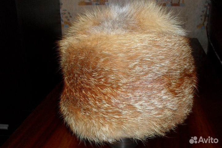 Шапка из меха лисы
