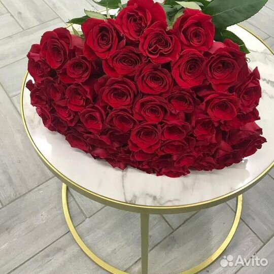 Розы 51 штука
