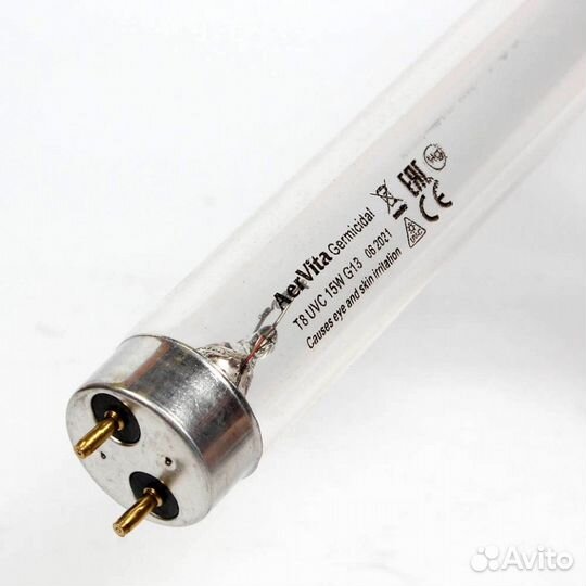 Лампа бактерицидная AerVita UVC T8 15W G13