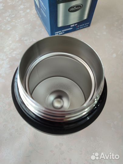 Термос для еды биосталь широкое горло