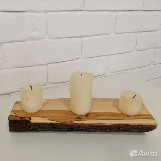 Подсвечник из сливы