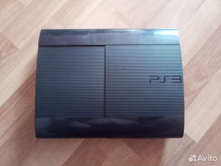 PS3 super slim 500гб +80игр