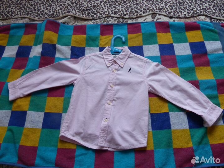 Рубашки GAP, Zara kids, benetton р. 104