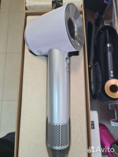 Фен dyson supersonic hd08 (Серебро,Синий)