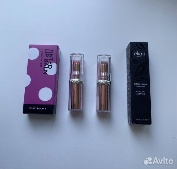 Бальзам для губ Duft & Doft, L'oreal, блеск Elian