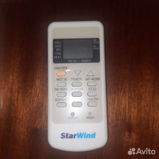 Пульт для кондиционера StarWind
