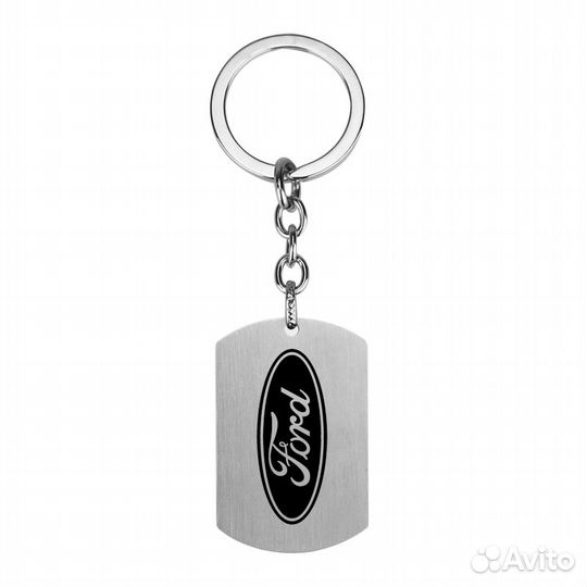 Брелок жетон для ключей с логотипом 