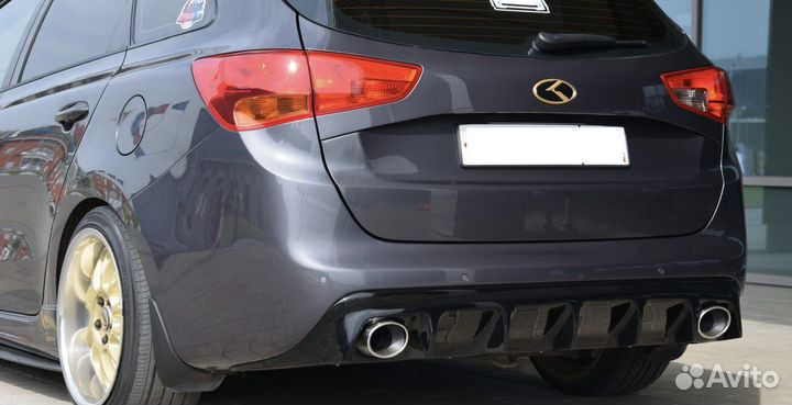 Диффузор задний Kia Ceed 2 JD универсал