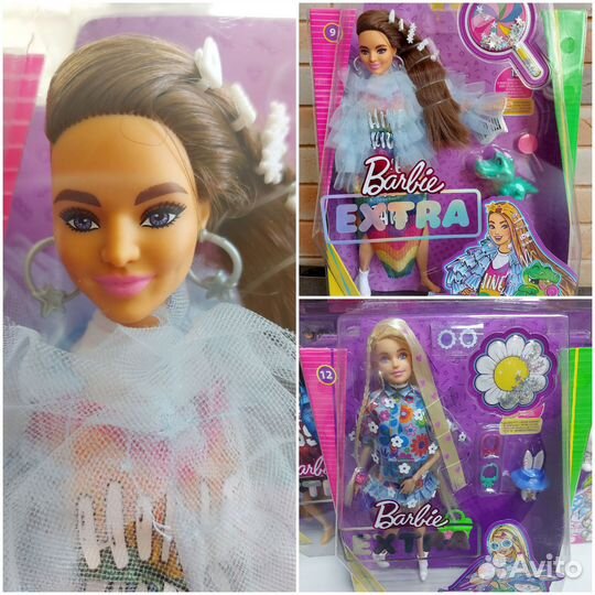 Шарнирная кукла Барби Экстра Barbie Extra