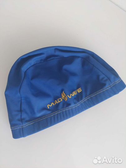 Шапочка для плавания mad wave детская
