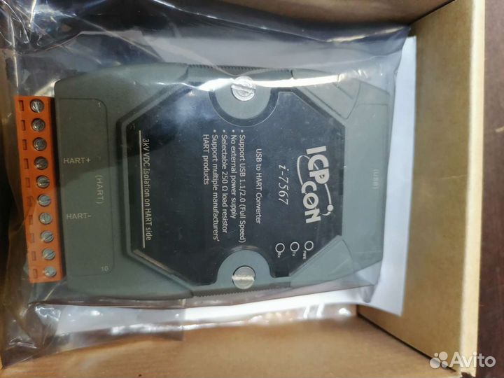 ICP CON I-7567CR, преобразователь USB в hart