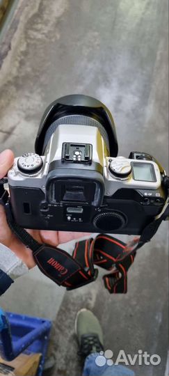 Пленочный фотоаппарат canon eos 50е с вспышкой