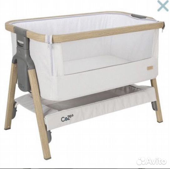 Tutti bambini Колыбель cozee OAK AND silver