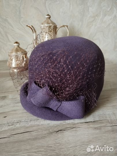 Шляпа фетровая женская