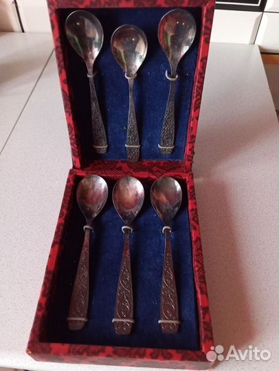 Мельхиоровые ложки СССР мнц