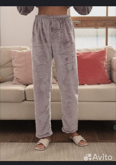 Костюм домашний махровый теплый женский