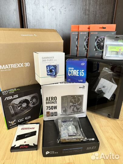 Игровой компьютер i510400/asustuf1660Ti