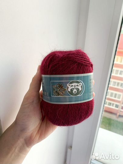 Пряжа пух норки