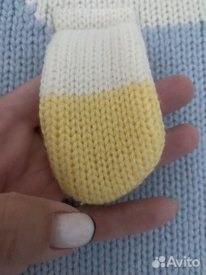 Плед детский вязаный ручная работа