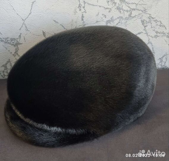 Меховая мужская кепка 58размер