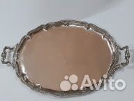 Большой Поднос Серебро 800 пр Париж 1880 г