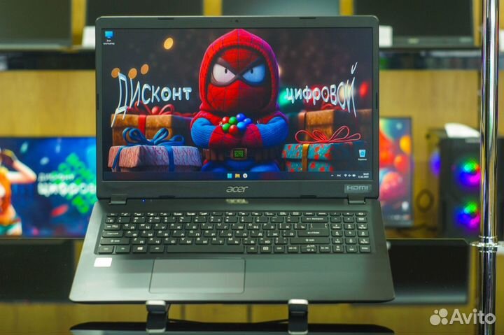 Acer EX215 /Core i3-10/DDR4-8gbssd-256Gb/HDD-1Tb