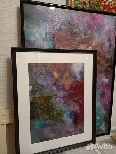 Картина спиртовыми чернилами