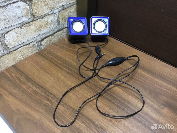 Колонки CMS 90 Blue USB синие Новое