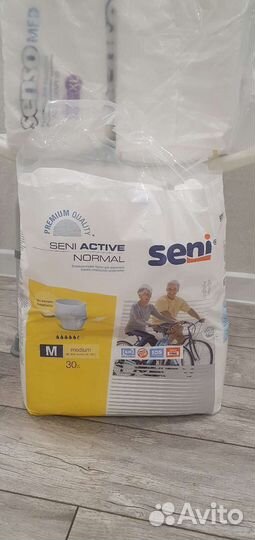 Памперсы для взрослых seni m, xl