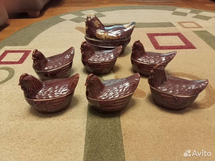Горшок керамический курица набор СССР