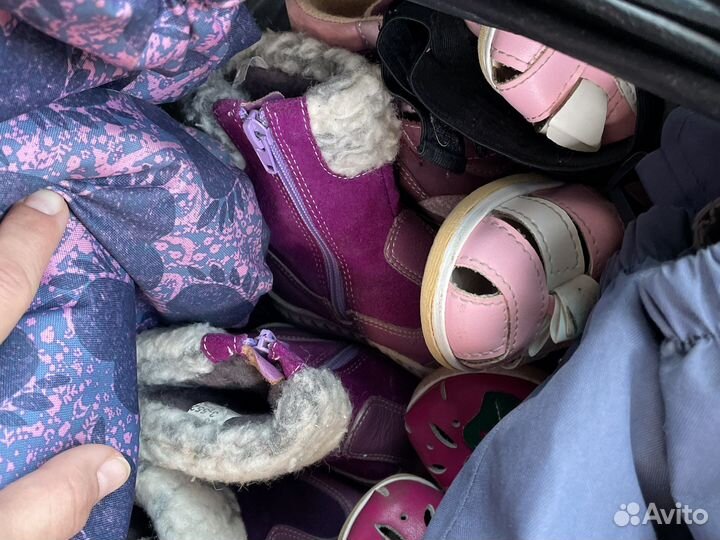 Детские вещи зимние пакетом на 1-2 года