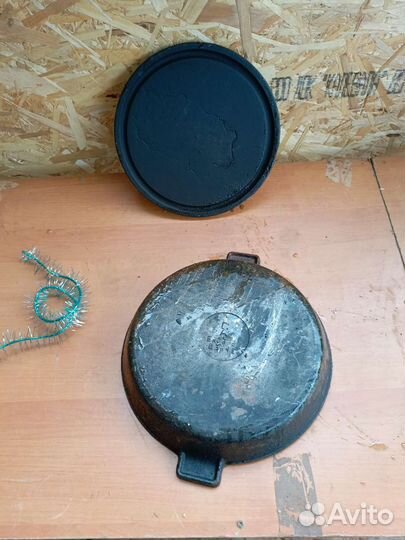 Чугунная сковорода гриль