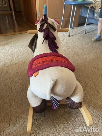 Качалка лошадь (единорог)